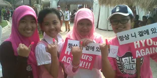 Ritual Unik, SONE Lumuri Kelingking Dengan Cat Pink ke Konser Girls Generation
