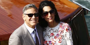 Rumah Tangga Dikabarkan Hancur, George - Amal Clooney Makin Mesra