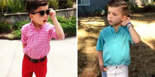 Ryker Wixom, Bocah Fashionable Ini Doyan 'Jiplak' Gaya Artis