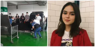 Sahabat Dekat, Rachel Vennya Temani Jenazah Laura Anna di Rumah Duka Grand Heaven