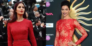 'Saingan' Dress Mewah, Cantik Mana Katrina Kaif dan Deepika?