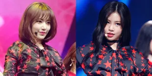 Sakura IZONE dan Soojin (G)I-DLE Pakai Busana Sama, Siapa Yang Lebih Kece?