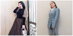 Sama-Sama Tampil Glamor Nan Elegan, Simak 5 Potret Fashion Kondangan Nagita Slavina & Syahrini yang Bisa Kamu Tiru