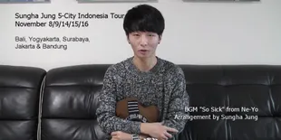 Sebelum Terbang ke Indonesia, Sungha Jung Punya Pesan Buatmu