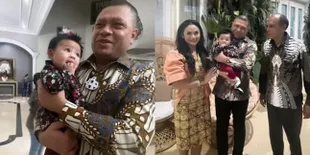 Sederet Potret Ameena Anak Atta dan Aurel Saat Digendong Raul Lemos, Anteng - Rambut Jabrik Lucunya Bikin Salfok