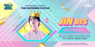 Selamat! Jin BTS Sebagai THE CROWNED K-STAR KapanLagi Korea 'Menantu Idaman Ortu'