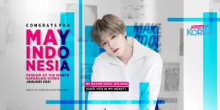 Selamat MAY Fans Park Jihoon Jadi Fandom of The Month Januari 2021!
