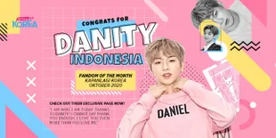 Selamat untuk DANITY Fans Kang Daniel Sebagai Fandom of The Month KapanLagi Korea!