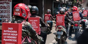 Seliweran dengan Pesan Tertentu, Ratusan Motor Ini Jalankan Misi Rahasia?