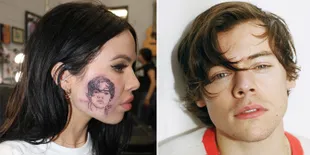 Sempat Viral, Tato Harry Styles di Wajah Penyanyi Ini Ternyata Palsu!