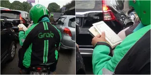 Sempatkan Baca Qur'an Sambil Bekerja, Ibu Ojek Ini Dapat Pujian
