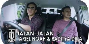 Seru, Saat Ariel NOAH Jalan-Jalan Bareng Raditya Dika