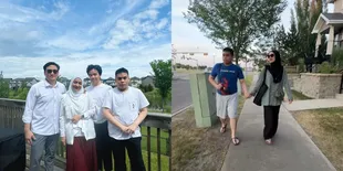 Serunya Keluarga Cindy Fatikasari dan Teuku Firmansyah Jalan-Jalan di Kanada, Jam 9 Malam Masih Terlihat Cerah