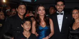 Shahrukh Khan Rayakan Tahun Baru Bersama Aishwarya Rai di Dubai