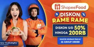 ShopeeFood Gandeng Serly 'One Bite Big Bite' Hadirkan Diskon Rame Rame hingga 50% hingga Rp200 Ribu