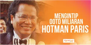 Siap-Siap Kaget Lihat Harga OOTD Hotman Paris Hutapea