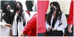 Sidang Perdana, Elsya Rosana Kekasih Adam Deni Bungkam &#38; Sebut Sedang Tak Enak Badan