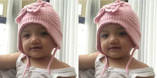 So Cute, Ekspresi Baby Arsy Saat Makan Buah Jeruk!