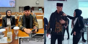 Sweet! Ini 7 Potret Mulan Jameela dan Ahmad Dhani yang Kini Sama-Sama Anggota DPR, Berangkat Bareng - Rapikan Baju Suami