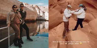 Sosok Suami Idaman, Ini 7 Potret Indra Priawan Begitu Perhatian ke Nikita Willy - Rela Temani Sang Istri Jalan Kaki Hampir 7 Jam