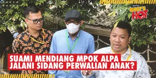 Suami Almarhumah Mpok Alpa Jalani Sidang Perwalian Anak, Tekankan Tak Ada Konflik