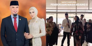 Suami Istri Jadi Anggota DPR, Ini 7 Potret Ahmad Dhani dan Mulan Jameela Berangkat Bersama Hadiri Rapat Paripurna