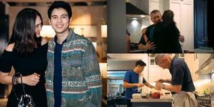 Sudah Dekat, 7 Potret Ayah Maxime Bouttier Masak Buat Luna Maya