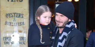 Super Sweet! Demi Harper, David Beckham Belajar Jahit Baju Boneka