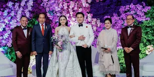 Tak Cuma Hadir di Resepsi, Presiden Jokowi Beri Wejangan Untuk Rizky Febian dan Mahalini