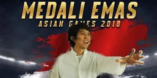 Tak Disangka, Seorang Pria Menang Medali Emas Asian Games 2018 dari Cabang Ini