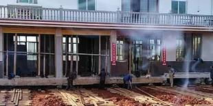 Tak Ingin Dihancurkan, Petani di China Pindahkan Rumah Tiga Lantainya Sejauh 40 Meter