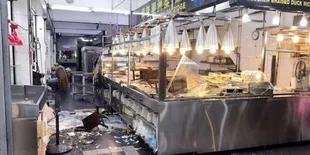 Tak Kuat Bayar Makan, Empat Pemuda Luluh Lantakkan Warung Bubur