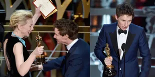 Tak Pernah Sekolah Akting, Eddie Redmayne Sukses Raih Oscars 2015