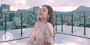 Tak Sadar Baju Melorot, Dada Goo Hara Terlihat Publik Saat Tampil di TV Jepang