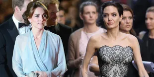 Tampil Cantik Elegan, Angelina Jolie Jiplak Gaya Kate Middleton?