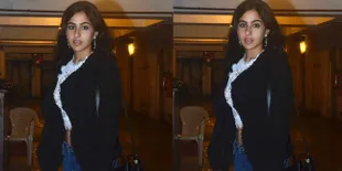 Tampil Serba Hitam, Sara Khan Makan Malam di Rumah Kareena Kapoor