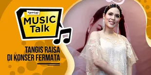 Tangis Haru Raisa di Konser Perpisahan 'Fermata'