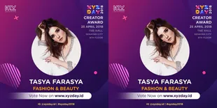 Tasya Farasya Jadi Kontent Kreator Fashion &#38; Beauty Pilihan XYZ Day 2018