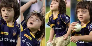 Tawa AbRam Kala Main Adu Semprot Air Bareng SRK, Bikin Gemes!