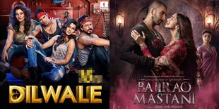 Tayang Serentak Hari Pertama, 'DILWALE' Ungguli 'BAJIRAO MASTANI'