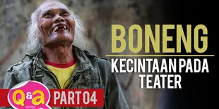 Teater Rupanya Berbeda Dengan Film, Ini Penjelasan Boneng