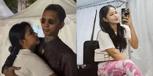 Temani Young Lex Manggung, Eriska Nakesya Tampil Sederhana - Outfit Kaos dan Celana Panjang Koloran