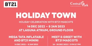 Temukan Keseruan Holiday Celebration With Line Friends &#38; BT21 di Central Park dan Neo Soho Mall