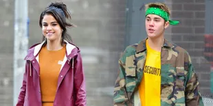 Tertangkap Kamera! Selena Gomez Beri Ciuman Manis Untuk Justin Bieber