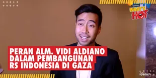 Terungkap Peran Vidi Aldiano Dalam Pembangunan Rumah Sakit Indonesia di Gaza