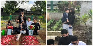 Thariq Halilintar Temani Fuji Ziarah ke Makam Febri Andriansyah dan Vanessa Angel, Faisal: Dia Bagian Dari Kami