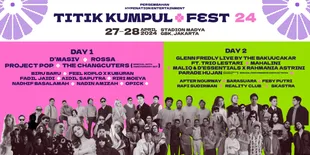 Titik Kumpul Festival 2024 Hadirkan Sederet Musisi Top Mulai dari Nadin Amizah hingga Mahalini
