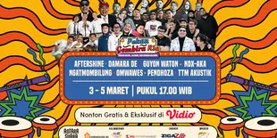 Tonton Kembali Meriahnya Pekan Gembira Ria Volume 3 Day 2 di Vidio, Dimeriahkan TTM Akustik hingga Omwawes!