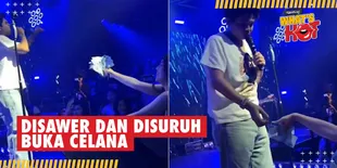 Uan Juicy Luicy Disawer dan Disuruh Buka Celana Saat Konser