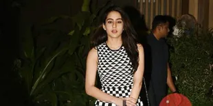 Ups! Pakai Baju Ketat, Sara Anak Tiri Kareena Kapoor Pamer Bra